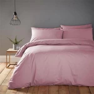 Linea Cotton Rich Fitted Sheet - Mauve