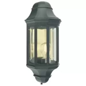 Elstead - 1 Light Outdoor Wall Lantern Black IP44, E27