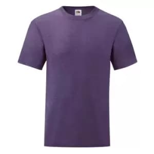 Fruit Of The Loom Mens Valueweight Short Sleeve T-Shirt (2XL) (Heather Purple)