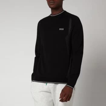 Hugo Boss Athleisure Golf Rovan Knitted Jumper Black Size 2XL Men