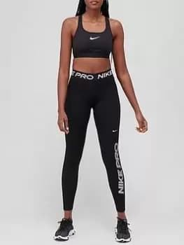 Nike Swoosh High Support Bra - Black