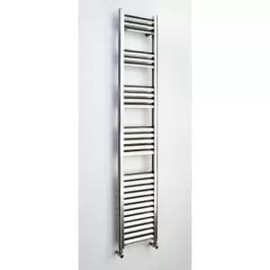 Accuro Korle Champagne Vertical Designer Towel Radiator Brushed Aluminium (H)1600 mm (W)300 mm