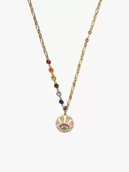 Kate Spade Rainbow Medallion Pendant, Multi, One Size
