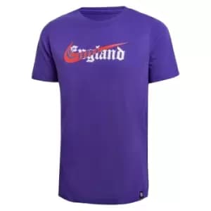 2022-2023 England Swoosh Tee (Light Concord) - Kids