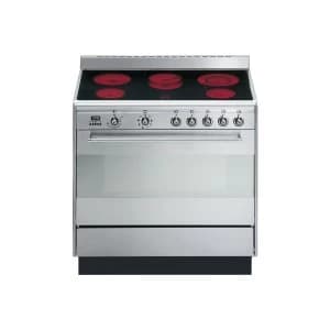 SMEG SUK91CMX9 Concert 90cm Stainless Steel Single Cavity Ceramic Range Cooker