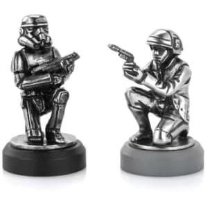 Royal Selangor Star Wars Chesspiece Rebel Trooper and Stormtrooper (Pawn)