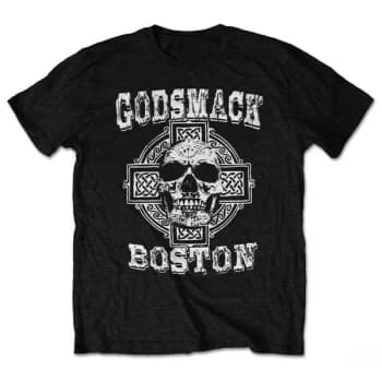 Godsmack - Boston Skull Unisex Small T-Shirt - Black