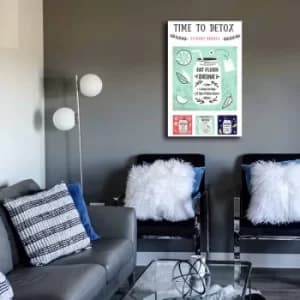 45702021C-034 Multicolor Decorative Canvas Painting