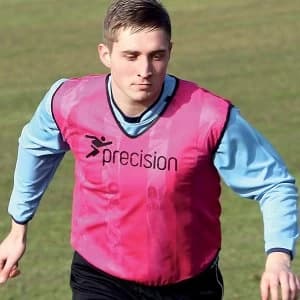 Precision Striped Mesh Training Bib (XS) Pink