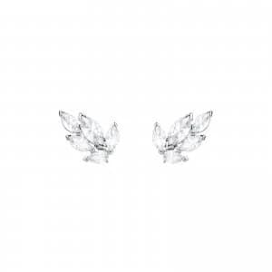 Swarovski Louison Rhodium plated White Earrings Jewellery