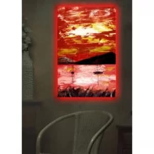 4570DACT-12 Multicolor Decorative LED Lighted Canvas Painting