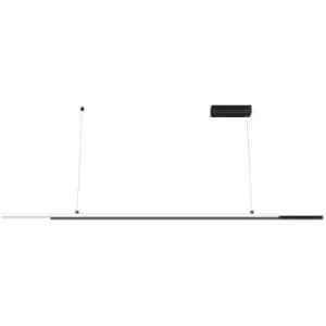 Maytoni Lighting - Maytoni Maytoni Halo Modern 2 Light Integrated LED Pendant Ceiling Light Black 4000K