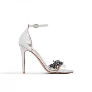 Aldo Petruro Sandals Silver