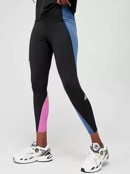 adidas Own The Run Colour Block 7/8 Leggings - Black/Multi, Black Multi, Size XS, Women