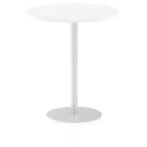 Italia Poseur Table Round 1000 Top 1145 High White