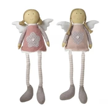 Sitting Heart & Flower Dress Angel By Heaven Sends (One Random Supplied)