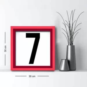 3030AHS-0110k Multicolor Decorative Framed MDF Painting