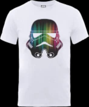 Star Wars Vertical Lights Stormtrooper T-Shirt - White - L