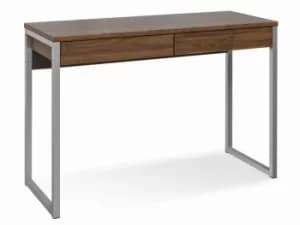 Furniture To Go Function Plus Walnut 2 Drawer Desk Flat Packed