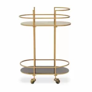 Interiors By Ph Drinks Trolley Grey Enamel