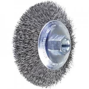 PFERD HORSE conical brush unzopft 115 x 30 mm wire thickness 0.35mm With thread M14 43316021