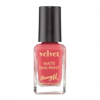 Barry M Velvet Nail Paint - Burning Sand Coral