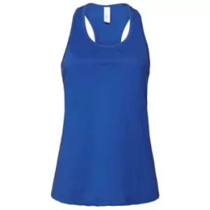 Bella + Canvas Womens/Ladies Racerback Tank Top (L) (True Royal)