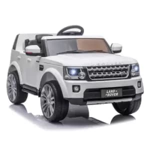 Reiten Kids Landrover Discovery 12V Electric Ride On Car with Remote Control - White