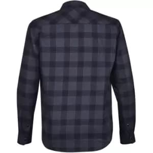 Stormtech Mens Logan Snap Front Shirt (2XL) (Navy Plaid)