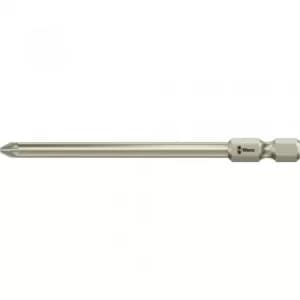 Wera 3855/4 Stainless Pozi Screwdriver Bits PZ1 89mm Pack of 1