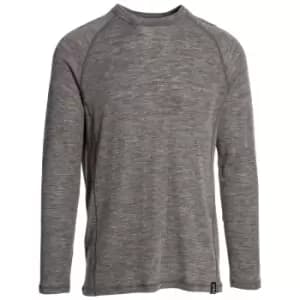 Trespass Mens Wexler Merino Base Layer Top (XL) (Dark Grey Marl)