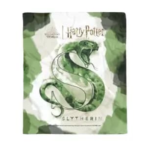 Harry Potter Slytherin Fleece Blanket - L