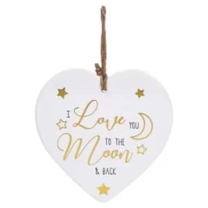 Golden Sentiments Heart Love