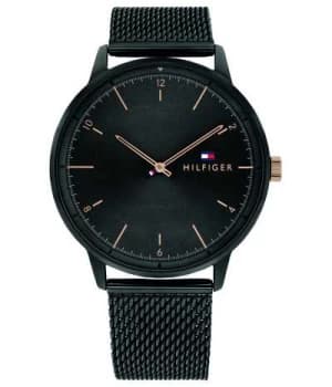 Tommy Hilfiger 1791845 Mens Hendrix Black Dial Black Watch