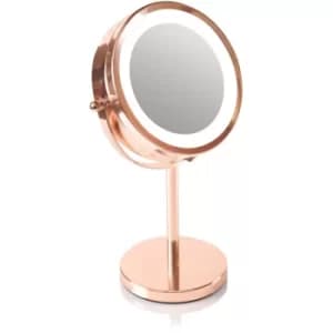 RIO Rose gold mirror make-up mirror with LED lights