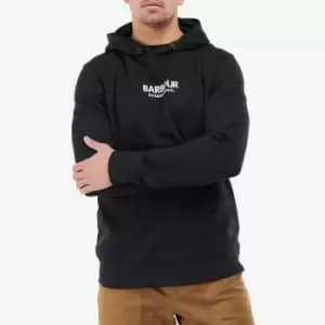 Barbour International Formula Logo-Print Cotton-Jersey Hoodie - M