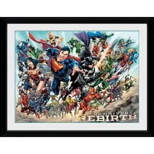 DC Universe Rebirth Framed Collector Print