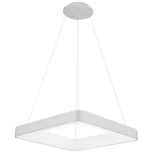 Netlighting Modern LED Hanging Pendant White, Warm White 3000K 2750lm Dimmable