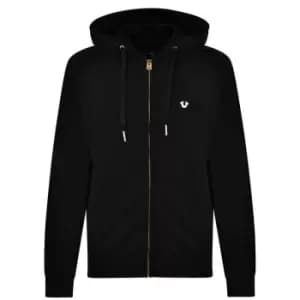 True Religion Logo Hoodie - Black