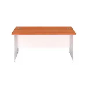 Jemini Rectangular Panel End Desk 1400x800x730mm Beech KF804703