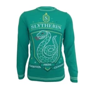 Harry Potter – Slytherin Snake Crest Unisex Christmas Jumper Large