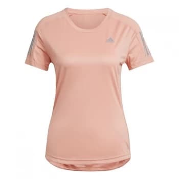 adidas Own The Run T Shirt Ladies - Ambient Blush