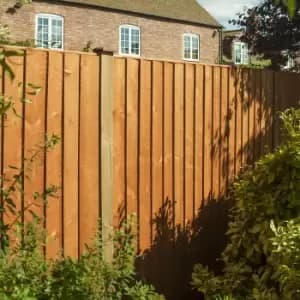 Rowlinson 3pk Vertical Board Panel Dipped Fence - 6x3
