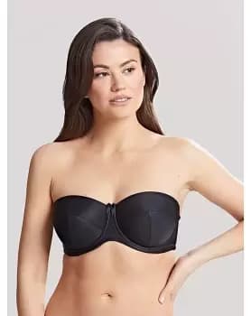 Panache Evie Strapless Black Bra