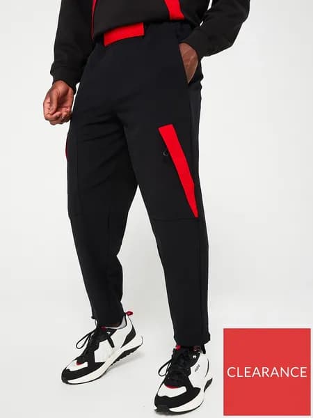 Hugo Dechnical Trsr Sn43 Slim Fit Trousers Small Black 51438403350