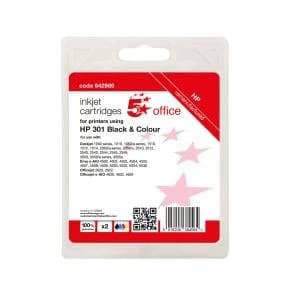5 Star Office HP 301 Tri Colour Ink Cartridge