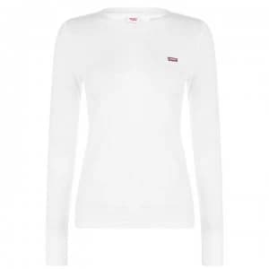 Levis Long Sleeve Baby T Shirt - White