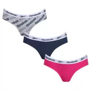 Reebok 3 Pack River Briefs Womens - Multi