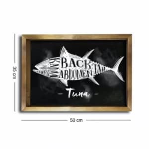 3550AHS-042 Multicolor Decorative Framed MDF Painting