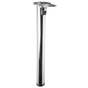 GTV Folding Table Leg 710mm Diameter 50mm - Colour Chrome, Pack of 3